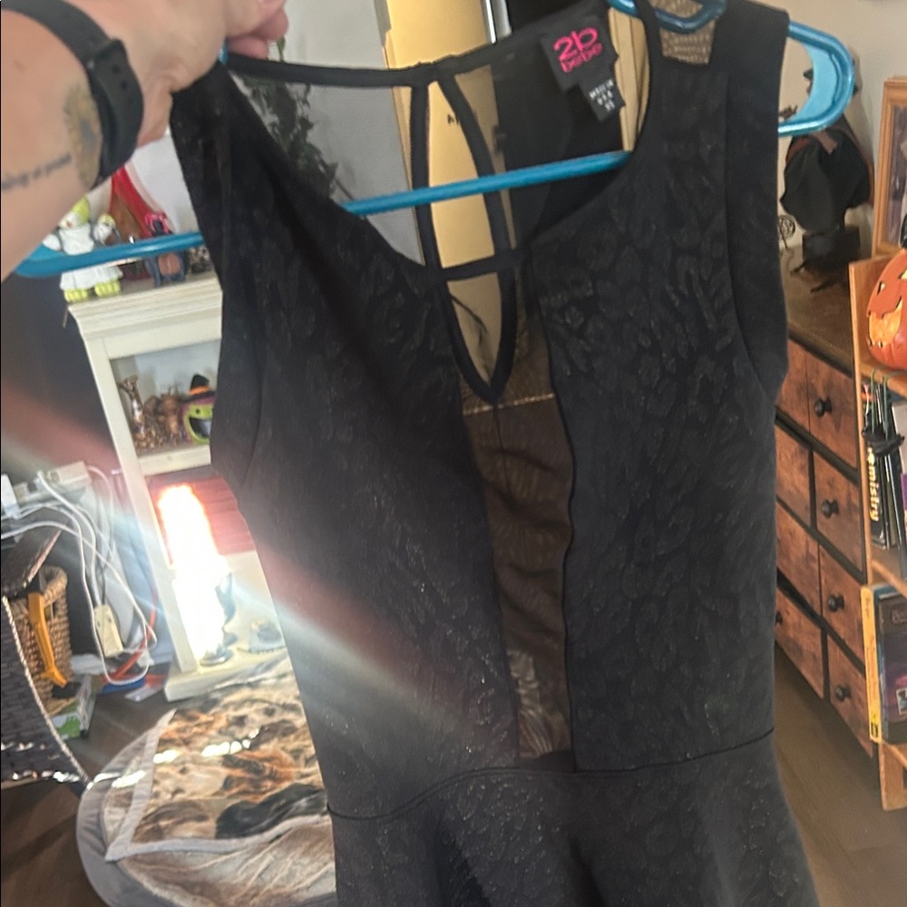 Bebe Black Sleeveless Dress